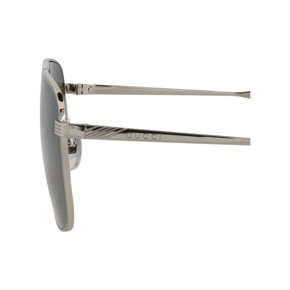 Gucci Aviator-Frame Metal Sunglasses Silver Mens - Picture 4 of 6